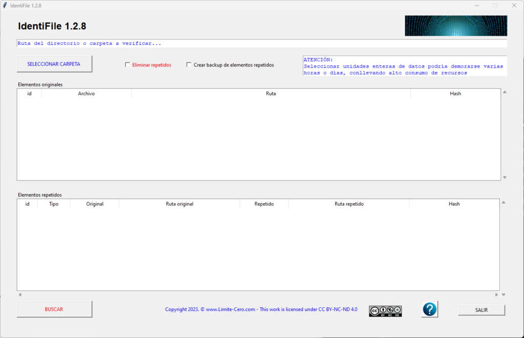 IdentiFile Detector de archivos duplicados